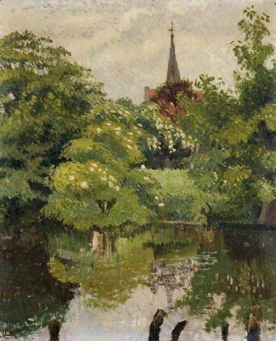 Lucien Pissarro St Lawrence's Church, near Southminster 1903 Fine Art Print