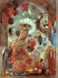 Odilon Redon Stained Glass Window (Allegory) 1908 Fine Art Print
