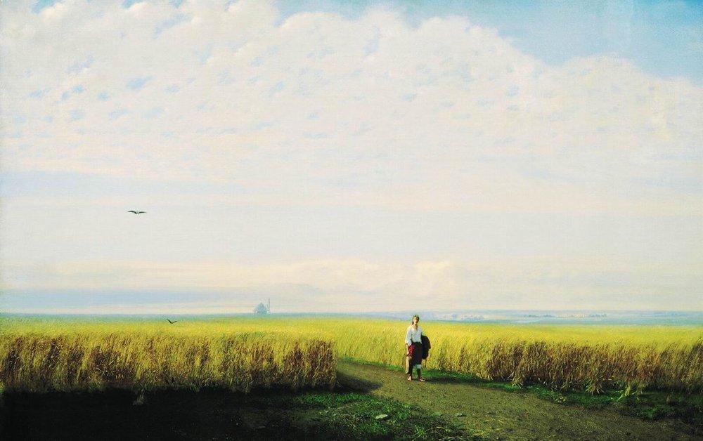 Arkhyp Kuindzhi Steppe. Cornfield 1875 Fine Art Print