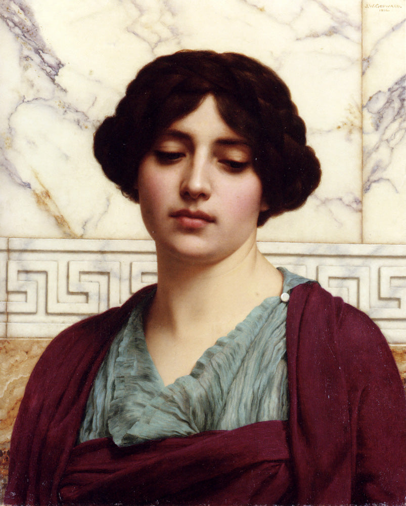 John William Godward Stesicrate 1914 Fine Art Print