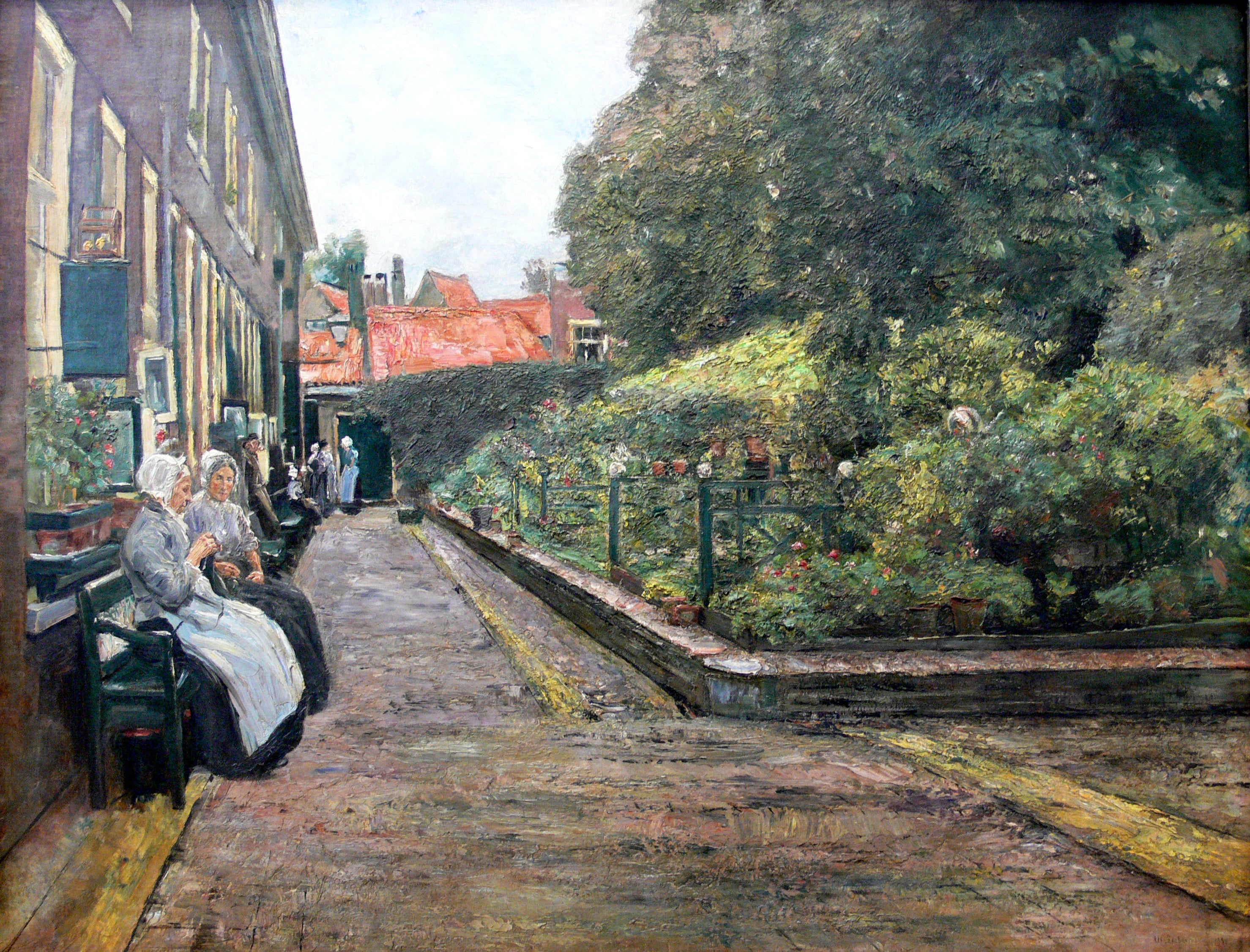 Max Liebermann Stevenstift in Leiden 1889 Fine Art Print