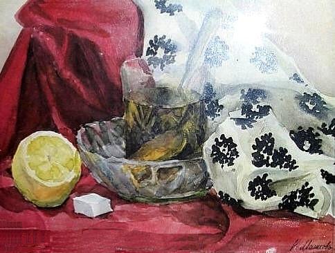 Ilya Mashkov Still Life 1912 Fine Art Print