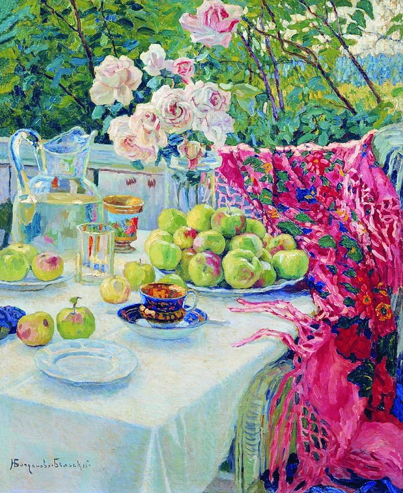 Nikolay Bogdanov Belsky Still Life 1900 Fine Art Print