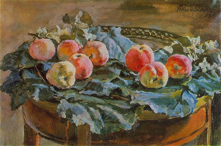 Pyotr Konchalovsky Still Life. Apples at the Roundtable. 1934 Fine Art Print