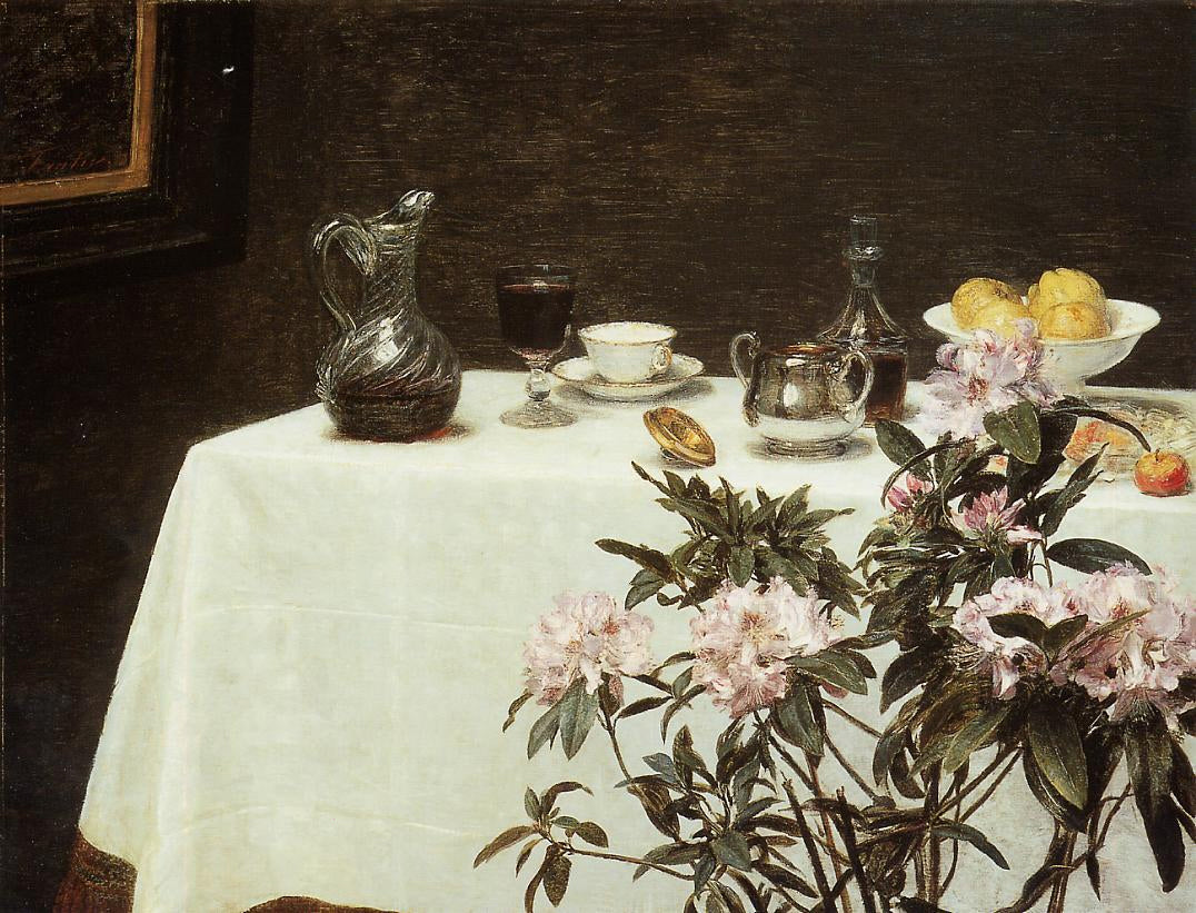 Henri Fantin-Latour Still Life, Corner of a Table 1873 Fine Art Print