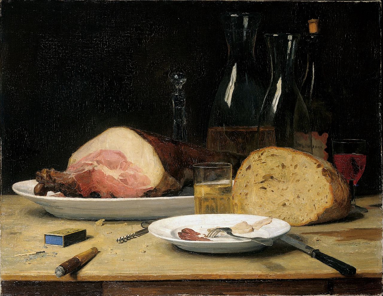 Albrecht Anker Still Life: Excess 1896 Fine Art Print