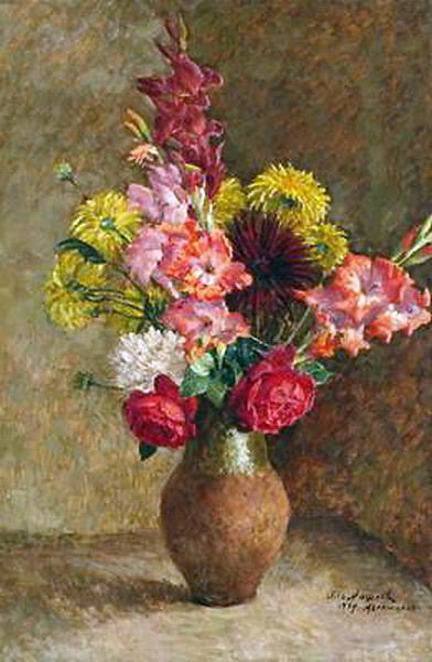 Ilya Mashkov Still Life. Flowers 1939 Fine Art Print