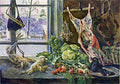 Pyotr Konchalovsky Still Life. Meat, Poultry and Brussels Sprouts against the Window. 1937 Fine Art Print