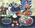 Ilya Mashkov Still Life of Fruit 1913 Fine Art Print
