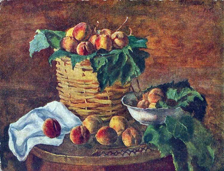 Pyotr Konchalovsky Still Life. Peaches. 1935 Fine Art Print