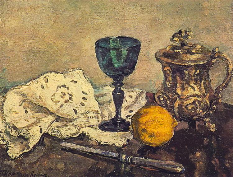 Pyotr Konchalovsky Still Life. The Green Glass. 1933 Fine Art Print