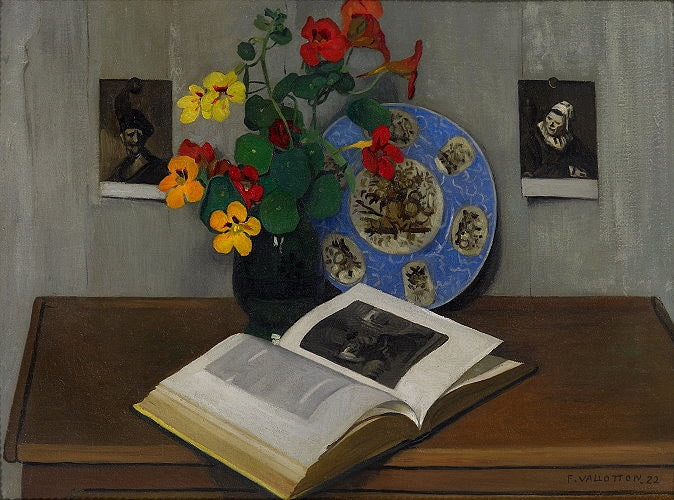 Felix Vallotton Still Life with Blue trim 1922 Fine Art Print