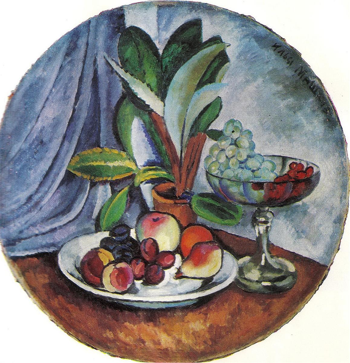 Ilya Mashkov Still Life with Cactus 1914 Fine Art Print