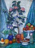 Ilya Mashkov Still Life with Camellias 1914-1915 Fine Art Print