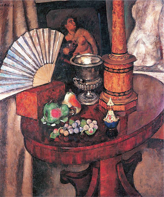 Ilya Mashkov Still Life with Fan 1922 Fine Art Print