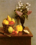 Henri Fantin-Latour Still Life With Flowers And Fruit 1866 Fine Art Print