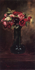 Julian Alden Weir Still Life with Flowers 1887 Fine Art Print