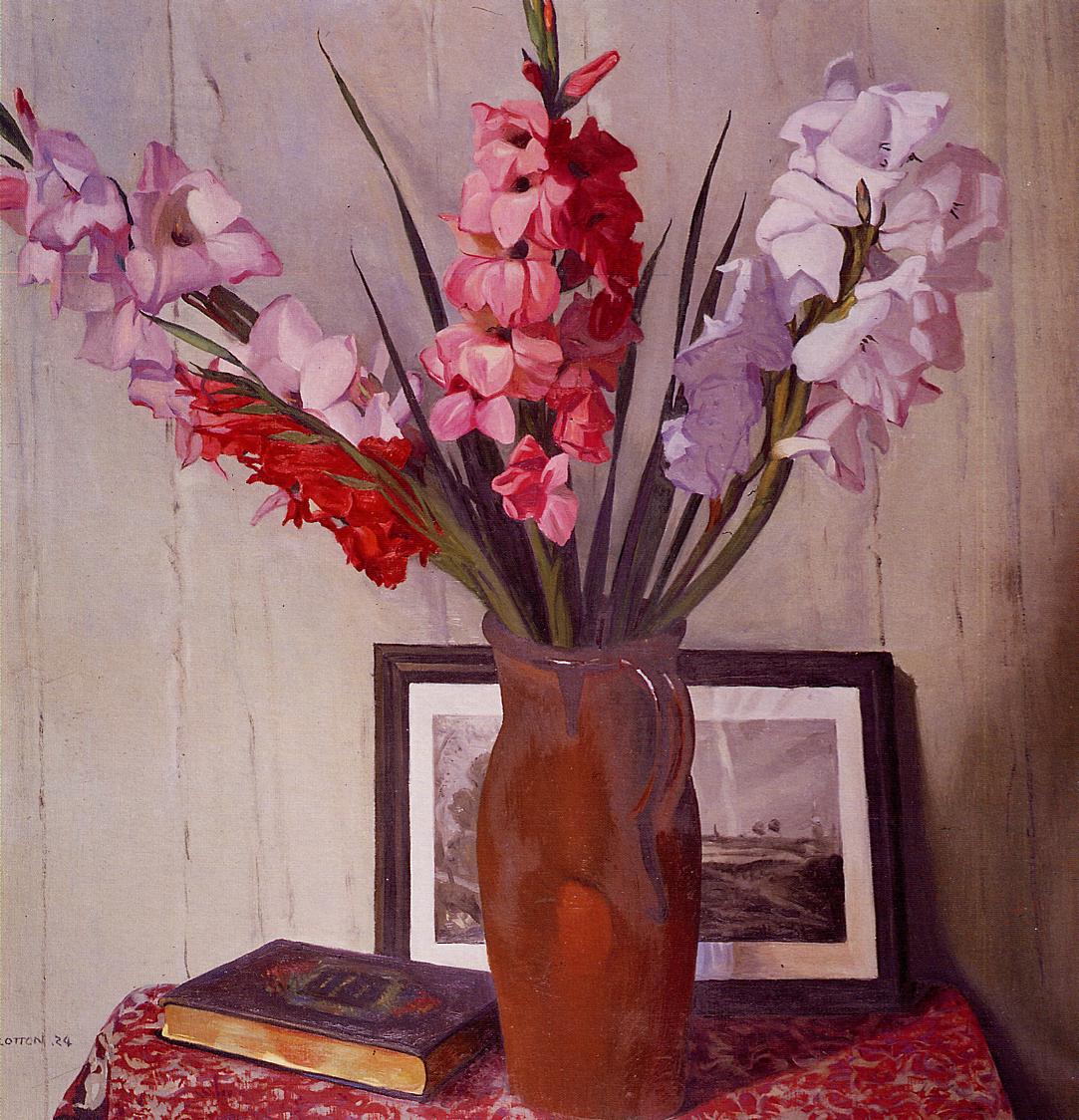 Felix Vallotton Still Life with Gladioli 1924 Fine Art Print