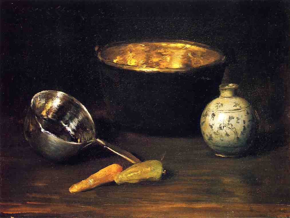 William Merritt Chase Still Life with Pepper and Carrot 1900 Fine Art Print