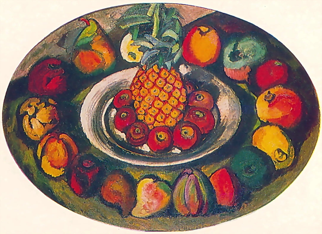 Ilya Mashkov Still Life with Pineapples 1910 Fine Art Print