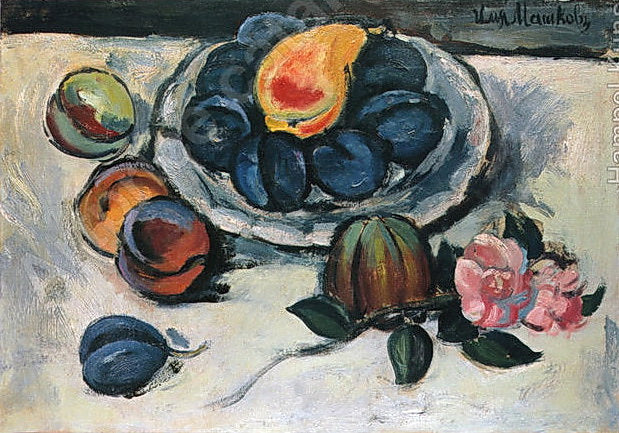 Ilya Mashkov Still Life with Plums 1909 Fine Art Print