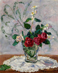 Pyotr Konchalovsky Still Life with Roses, Jasmine and Asparagus 1954 Fine Art Print