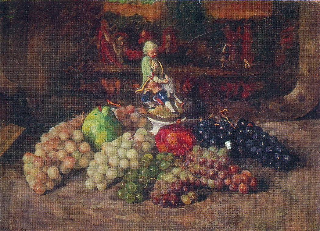 Ilya Mashkov Still Life with Statuette 1909 Fine Art Print