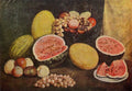 Ilya Mashkov Still Life with Watermelon Sliced 1937 Fine Art Print
