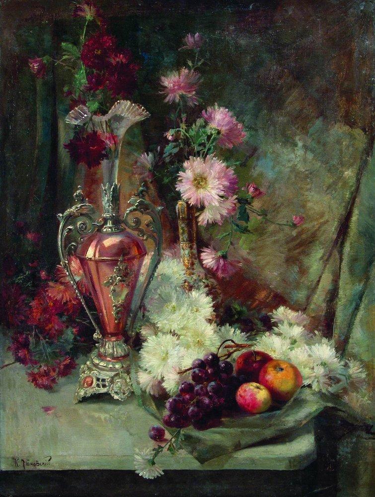 Konstantin Makovsky Still Life 1880 Fine Art Print