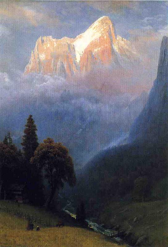 Albert Bierstadt Storm Among the Alps 1856 Fine Art Print