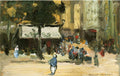 Robert Henri Street Corner in Paris 1896 Fine Art Print