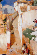 Joaquín Sorolla Street in Granada 1910 Fine Art Print