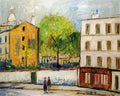 Maurice Utrillo Street in Montmartre 1914 Fine Art Print
