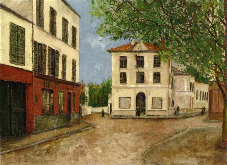 Maurice Utrillo Street in Nanterre 1913 Fine Art Print