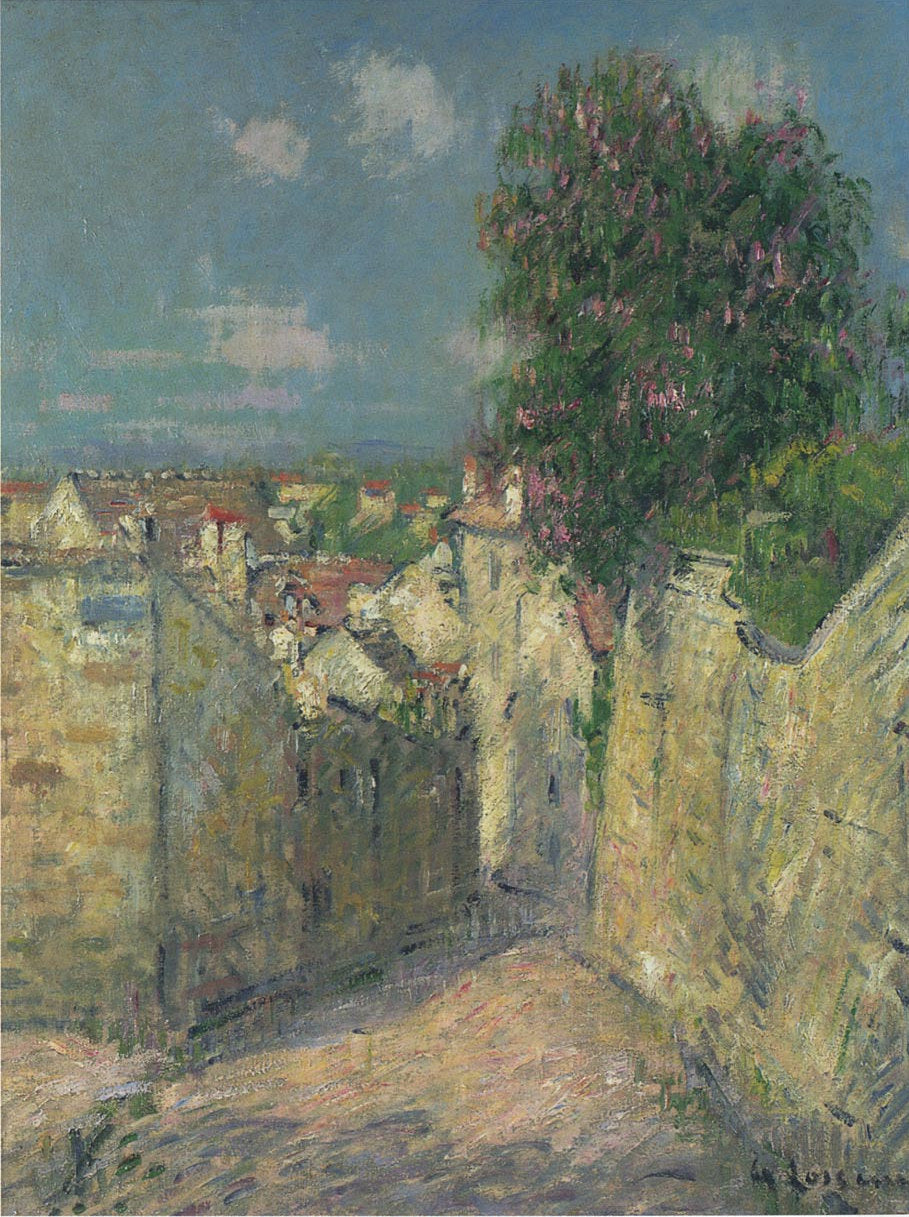 Gustave Loiseau Street in Pontoise 1914 Fine Art Print