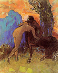 Odilon Redon Struggle between Woman and Centaur 1905 Fine Art Print