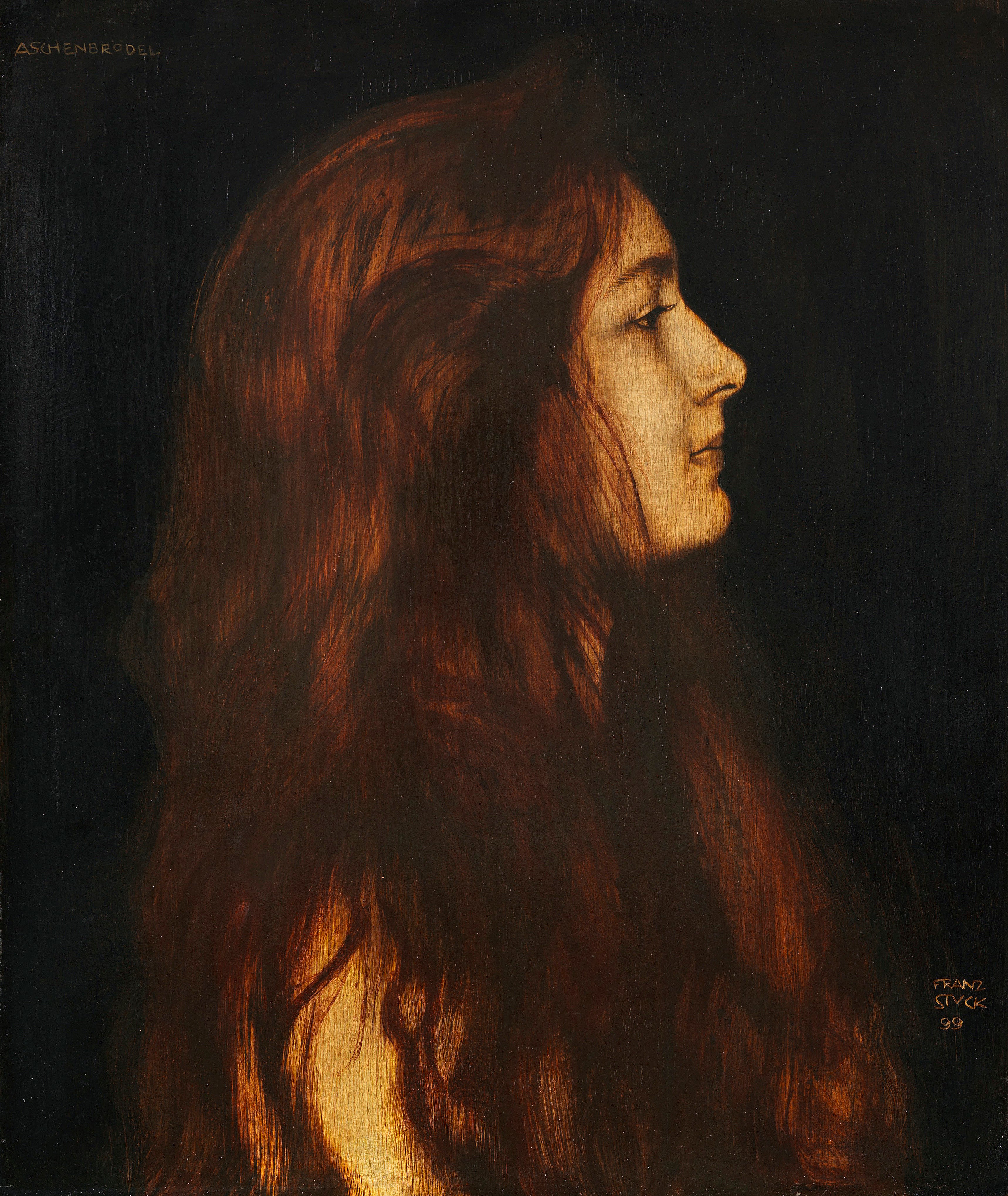 Franz Stuck Cenerentola 1899 Fine Art Print