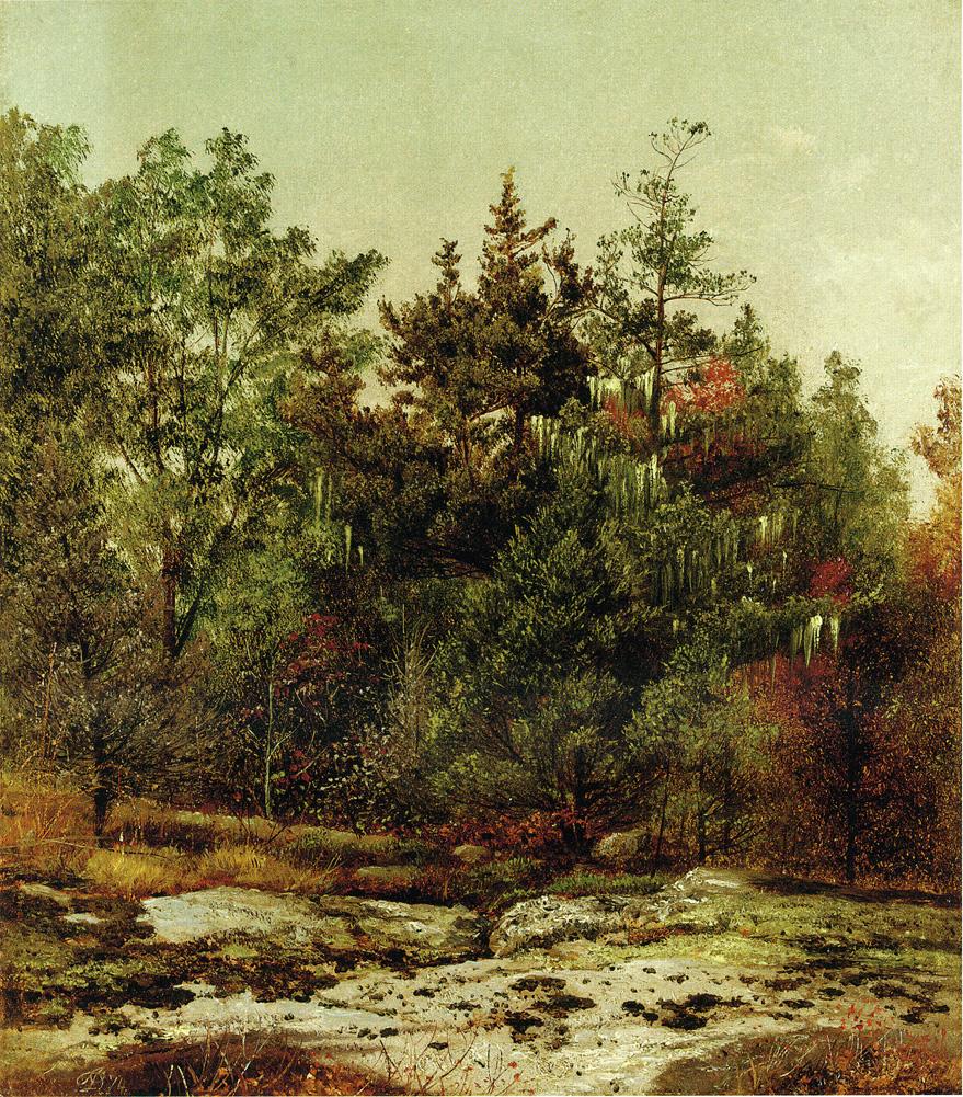 David Johnson Study at Ramapo, New York 1874 Fine Art Print