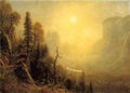 Albert Bierstadt Study for Yosemite Valley, Glacier Point Trail 1873 Fine Art Print
