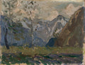 Maxime Maufra Study of Mountains 1904 Fine Art Print