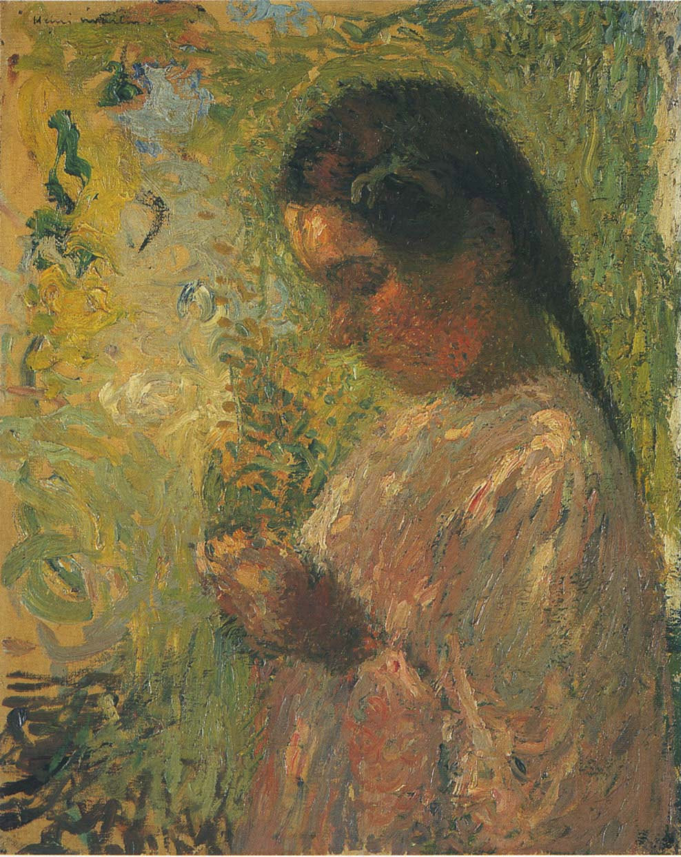 Henri Martin Study of Young Farmers 1920 Fine Art Print