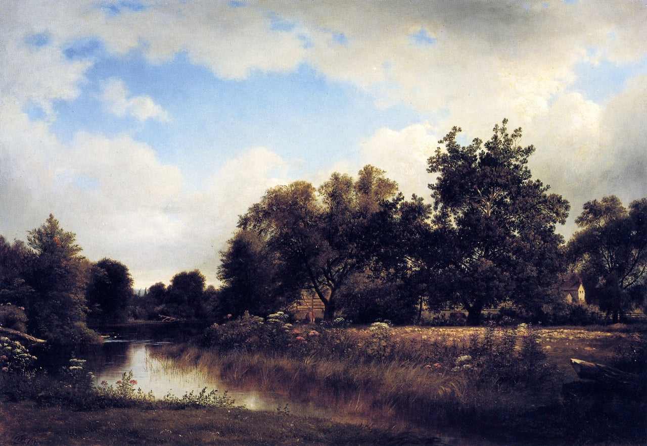 David Johnson Study, Pompton, New Jersey 1879 Fine Art Print