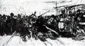 Vasily Surikov Study to "Boyarynya Morozova" #2 1887 Fine Art Print