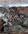 Vasily Surikov Study to "The Conquest of Siberia by Yermak" #3 1891 Fine Art Print