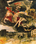 Arnold Böcklin Study to 'War' 1896 Fine Art Print