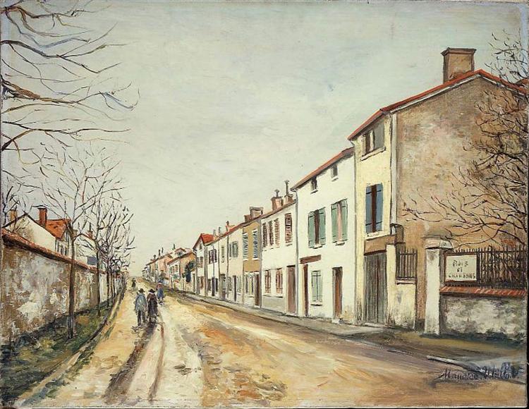 Maurice Utrillo Suburban Street Scene 1910 Fine Art Print
