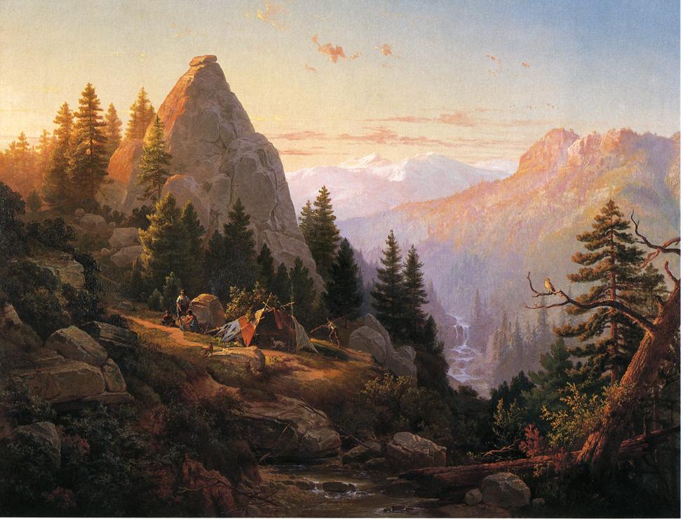 Thomas Hill Sugar Loaf Peak, El Dorado County 1865 Fine Art Print