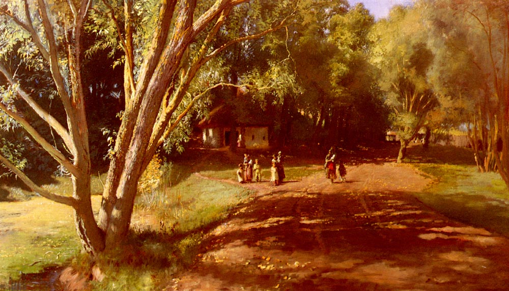 Konstantin Makovsky Summer Afternoon 1872 Fine Art Print