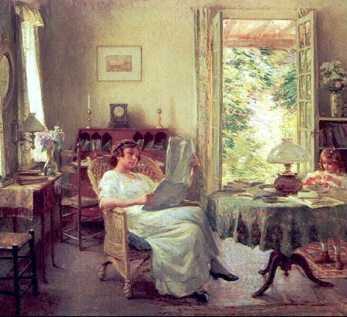 Willard Metcalf Summer at Hadlyme 1918 Fine Art Print