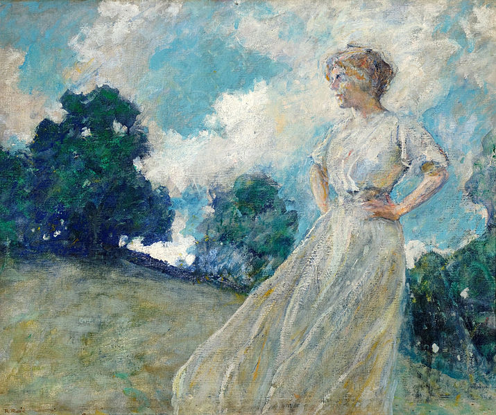 Robert Lewis Reid Summer Breeze 1915 Fine Art Print